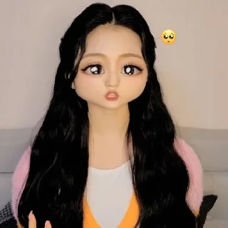 🥺 emoji wonyoung :: @stikerkece Telegram sticker 11 of 25