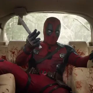 🫴 emoji Deadpool Telegram sticker 19 of 22