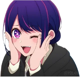 😉 emoji [Oshi no Ko] @Y2LAB Telegram sticker 11 of 75