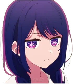 😐 emoji [Oshi no Ko] @Y2LAB Telegram sticker 16 of 75