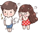 💨 emoji BOOBIB CUTE COUPLE part 2 @emmastickers Telegram sticker 12 of 120