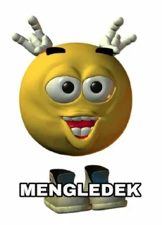 🟡 emoji ᘡ · mengmeme 𖥦 @pparcdise 𑁍 ࣪˖◗ Telegram sticker 24 of 37
