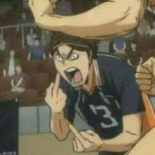 Sticker from anime meme