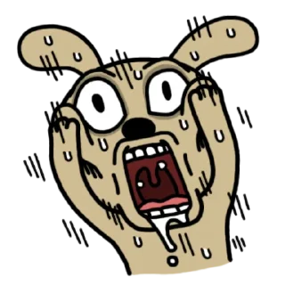 🙀 emoji Hello Brown & Friends (Static). add by QLamVN Telegram sticker 8 of 67