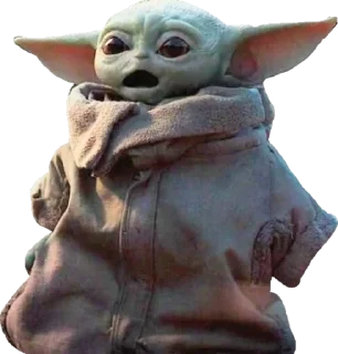 😮 emoji baby yoda Telegram sticker 9 of 14