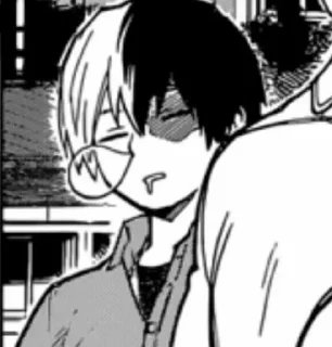 Sticker from [ Todoroki Shouto - Mαngα ]