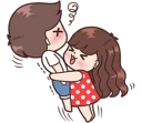 😵 emoji BOOBIB CUTE COUPLE part 2 @emmastickers Telegram sticker 15 of 120