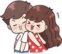 😽 emoji BOOBIB CUTE COUPLE part 2 @emmastickers Telegram sticker 16 of 120