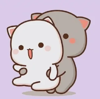 Sticker from couple cute