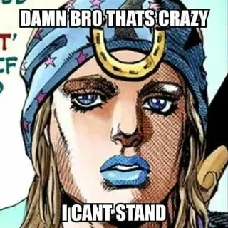 🤨 emoji Jjba vol.1 @AnimeOcean_GiFs Telegram sticker 23 of 44