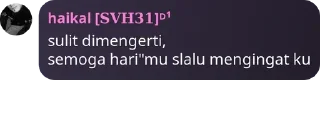 Sticker from haikal