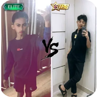 🧍 emoji PFP VS REAL LIFE😭 Telegram sticker 11 of 34