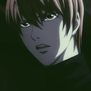📓 emoji Light Yagami by @swoftiebbwaby Telegram sticker 10 of 30