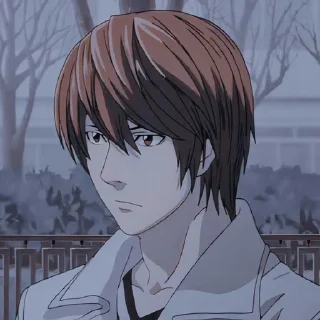 📓 emoji Light Yagami by @swoftiebbwaby Telegram sticker 16 of 30