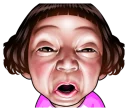 😯 emoji Cute face of children Telegram sticker 18 of 31