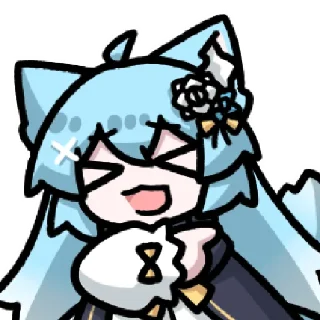 😮 emoji 机娘与猫猫 @zhaxia_cn Telegram sticker 16 of 16