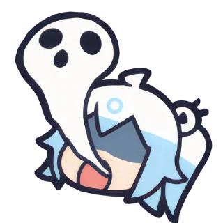 💀 emoji 2233娘 Telegram sticker 10 of 15