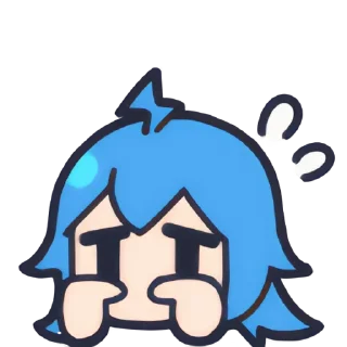 😞 emoji 2233娘 Telegram sticker 11 of 15