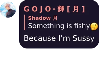 🤔 emoji Shadow 月s kang pack 6 Telegram sticker 19 of 119
