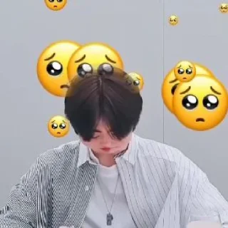🐮 emoji Sunghoon (성훈) ENHYPEN@aestheticstikerpack Telegram sticker 20 of 40