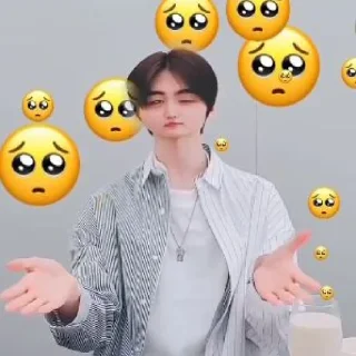 🐮 emoji Sunghoon (성훈) ENHYPEN@aestheticstikerpack Telegram sticker 5 of 40