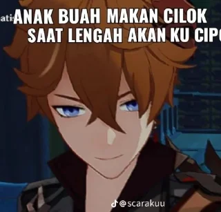 😏 emoji Barudak blulok Telegram sticker 6 of 7