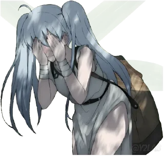 🫣 emoji Benriya Saitou-san, Isekai ni Iku @Y2LAB Telegram sticker 9 of 20