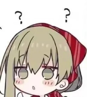 ❓ emoji 白聖女 - 藍沢 ⁷ @YueXiiia Telegram sticker 24 of 27