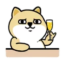 🥂 emoji 小肥柴 Telegram sticker 8 of 96