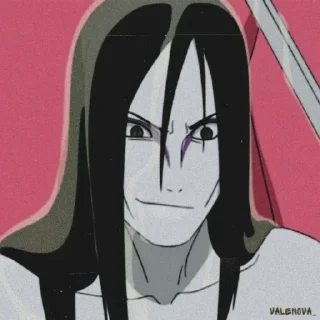 🖤 emoji Orochimaru @stickers_clan Telegram sticker 15 of 39