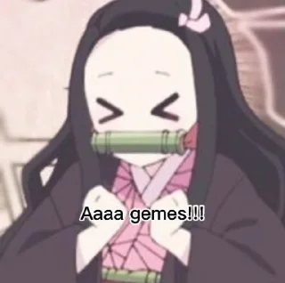 🍡 emoji Nezuko Telegram sticker 7 of 31