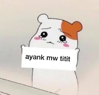 😫 emoji HAMSTER SAN GE @ArthemisHunter Telegram sticker 14 of 41