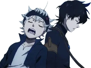 😴 emoji Black Clover - @Anime_Stickers_Pack Telegram sticker 8 of 120