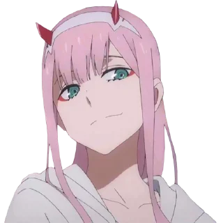 🙃 emoji @otakuxchatz Zerotwo pack by Jin Kazama Telegram sticker 23 of 28