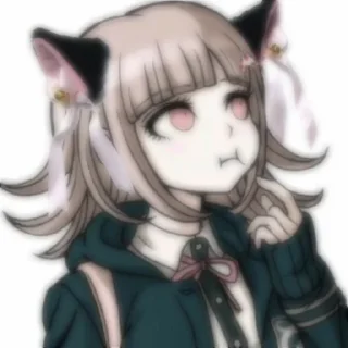 Sticker from cute anime