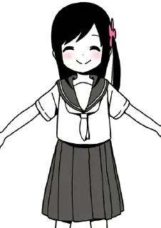 😍 emoji Hitori Bocchi @Anak_kucing_stiker Telegram sticker 8 of 45