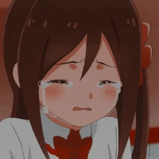 😣 emoji hitori bocchi  ;  @asupaninti Telegram sticker 7 of 20