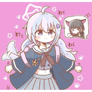 🥰 emoji 💞宇沢レイサ💝  @DimensionID Telegram sticker 21 of 41