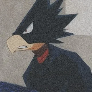 🦅 emoji Tokoyami fumikage Telegram sticker 17 of 25