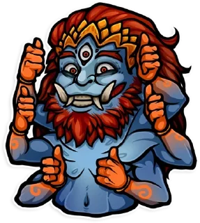 👍 emoji Myths & Horror Telegram sticker 20 of 38