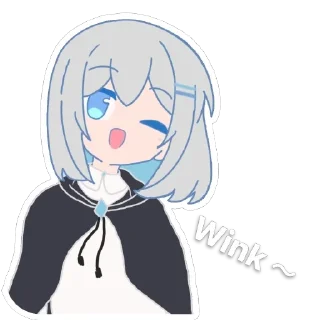 😉 emoji 我推的乌冬 Telegram sticker 6 of 48