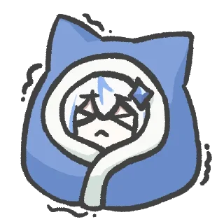 🫥 emoji 我推的乌冬 Telegram sticker 24 of 48