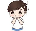 😓 emoji Boobib Cute Boy Telegram sticker 11 of 41