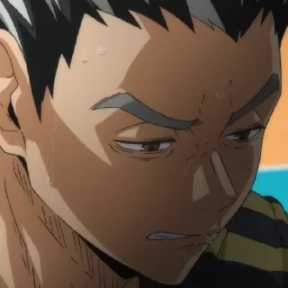 😞 emoji Bokuto kōtarō Telegram sticker 12 of 13