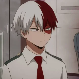 🔗 emoji @STIKERANIMEX ➖ TODOROKI SHOUTO Telegram sticker 15 of 20