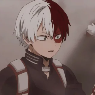 🔗 emoji @STIKERANIMEX ➖ TODOROKI SHOUTO Telegram sticker 11 of 20