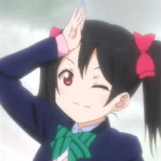 🎀 emoji Nico yazawa @munguttikel @vllrynnbot Telegram sticker 10 of 44