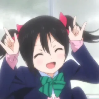 🎀 emoji Nico yazawa @munguttikel @vllrynnbot Telegram sticker 4 of 44