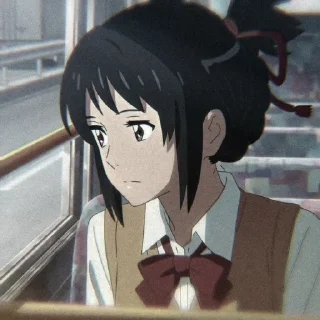 🛵 emoji Mitsuha Miyamizu @StickerKeep Telegram sticker 22 of 40
