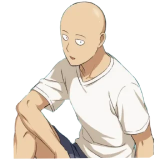 🙂 emoji OnePunchMan @stikerkyo Telegram sticker 21 of 79